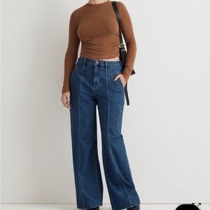Madewell curvy baggy cargo jeans